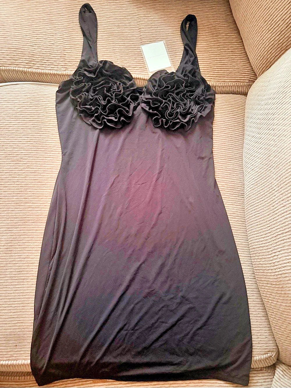 Naked Wardrobe Rose Minidress Black